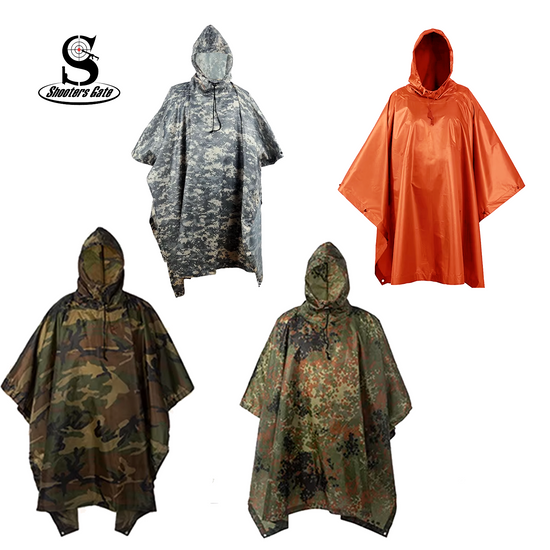 Shooters Gate Waterproof RipStop Military G.I. Style Poncho-Tent-Shelter