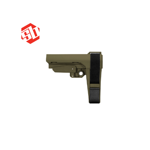 SB Tactical SBA3 Pistol Stabilizing Brace OD Green