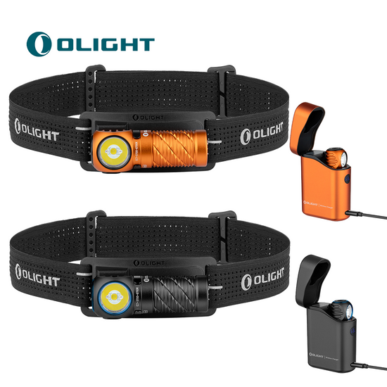 Perun 3 Mini Headlamp & Flashlight with Red and White Light - Premium Edition