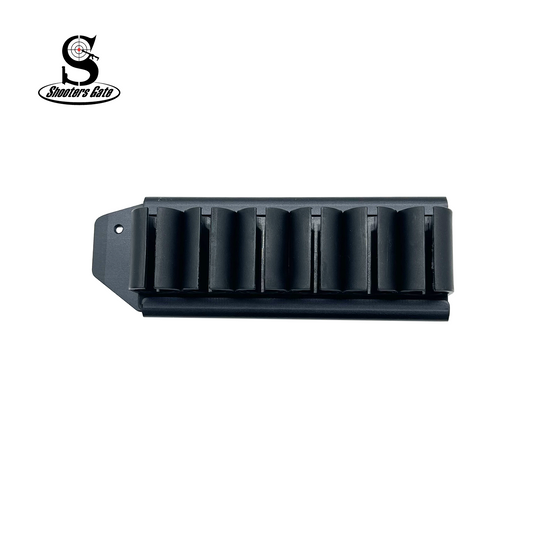Shooters Gate Pro Series 12GA Shotgun Side Saddle Shotshell Carrier Mount – Mossberg 500/590, Black