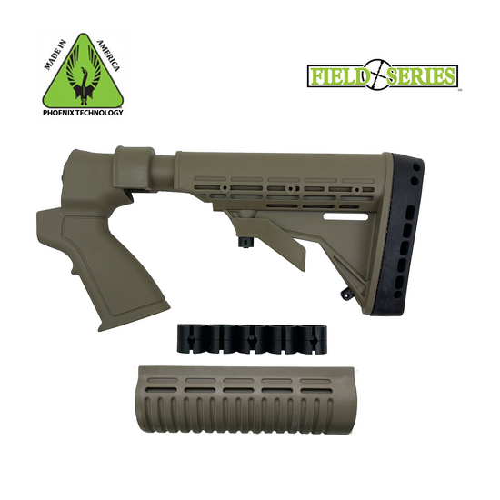 Phoenix Field Series Tactical ButtStock Mossberg®  – FDE – 12 Gauge w/ Standard Forend