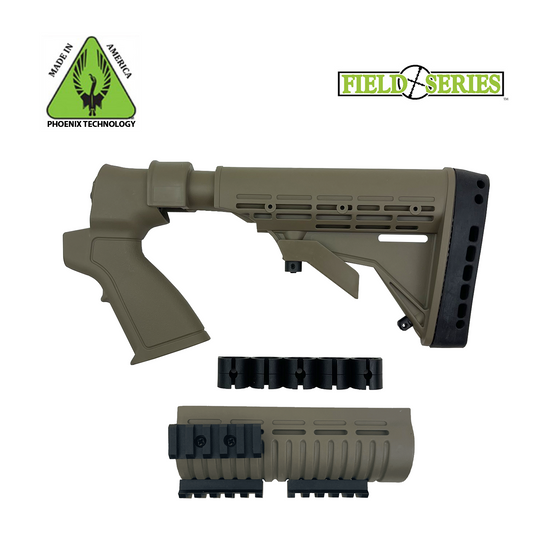 Phoenix Field Series Tactical ButtStock Mossberg®  – FDE – 12 Gauge w/ Tactical Forend