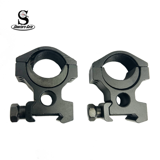 1 inch and 30MM Mid Profile Scope Ring for Picatinny/Weaver Rail System, SR03M-A