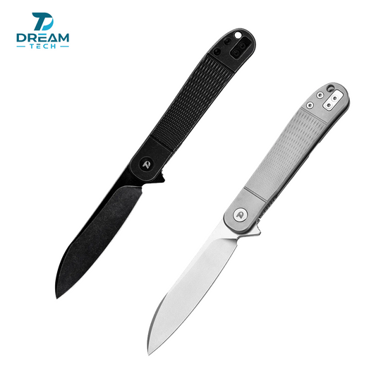 DREAMTECH Outdoor Knife Titanium Handle VG10 Blade Knife D4370