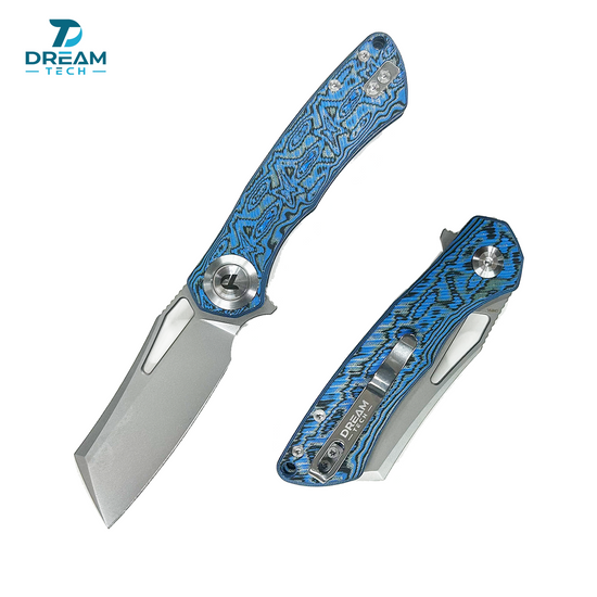 DREAMTECH Folding Knives Micarta Knife VG10 Blade Knife D4507