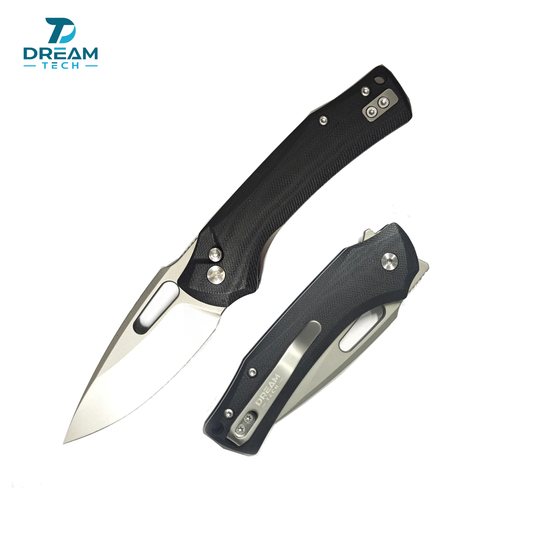 DREAMTECH Knife Folding Knife G10 Knives D2 Knife D4542G
