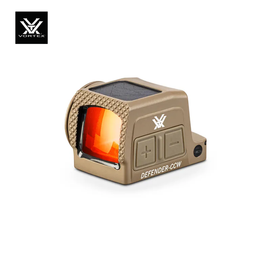 Defender-CCW™ Enclosed Solar Micro Red Dot, TAN