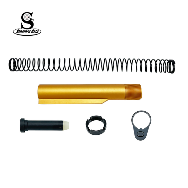 AR-15 Mil-Spec Buffer Tube Combo With OR color tube only