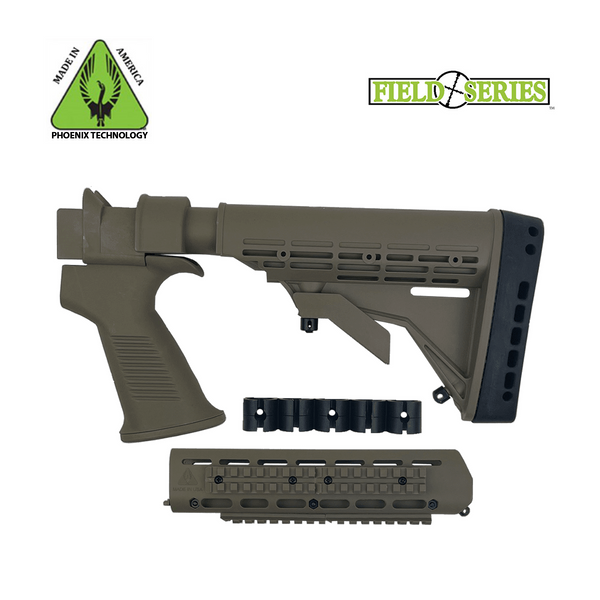 Phoenix Field Series Tactical Pistol Grip Recoil ButtStock Saiga® 12 Gauge – FDE w/ Tactical Forend