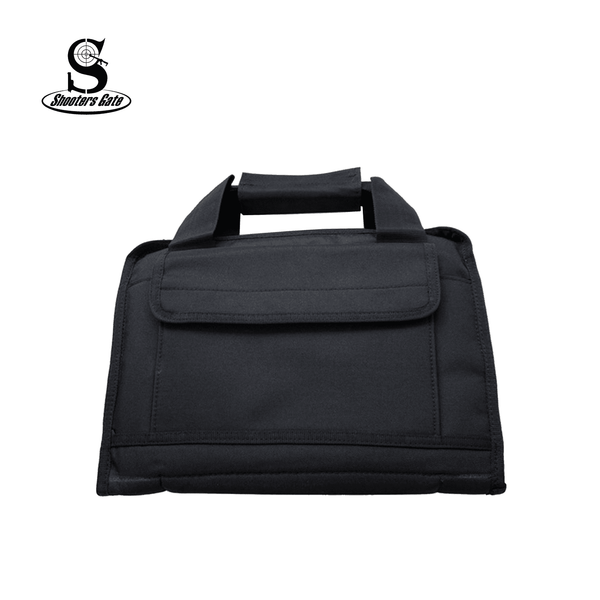 Shooters Gate Deluxe Foam Padded Dual Pistol Attache Style Carry Case