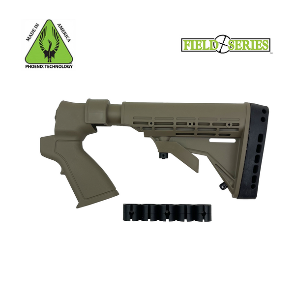 Phoenix Field Series Tactical ButtStock Mossberg®  – FDE – 12 Gauge Phoenix Field Series Tactical ButtStock Mossberg®  – FDE – 12 Gauge
