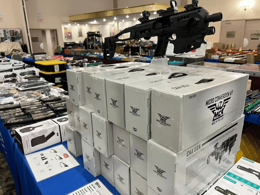 Shooters Gate CAA gun show display