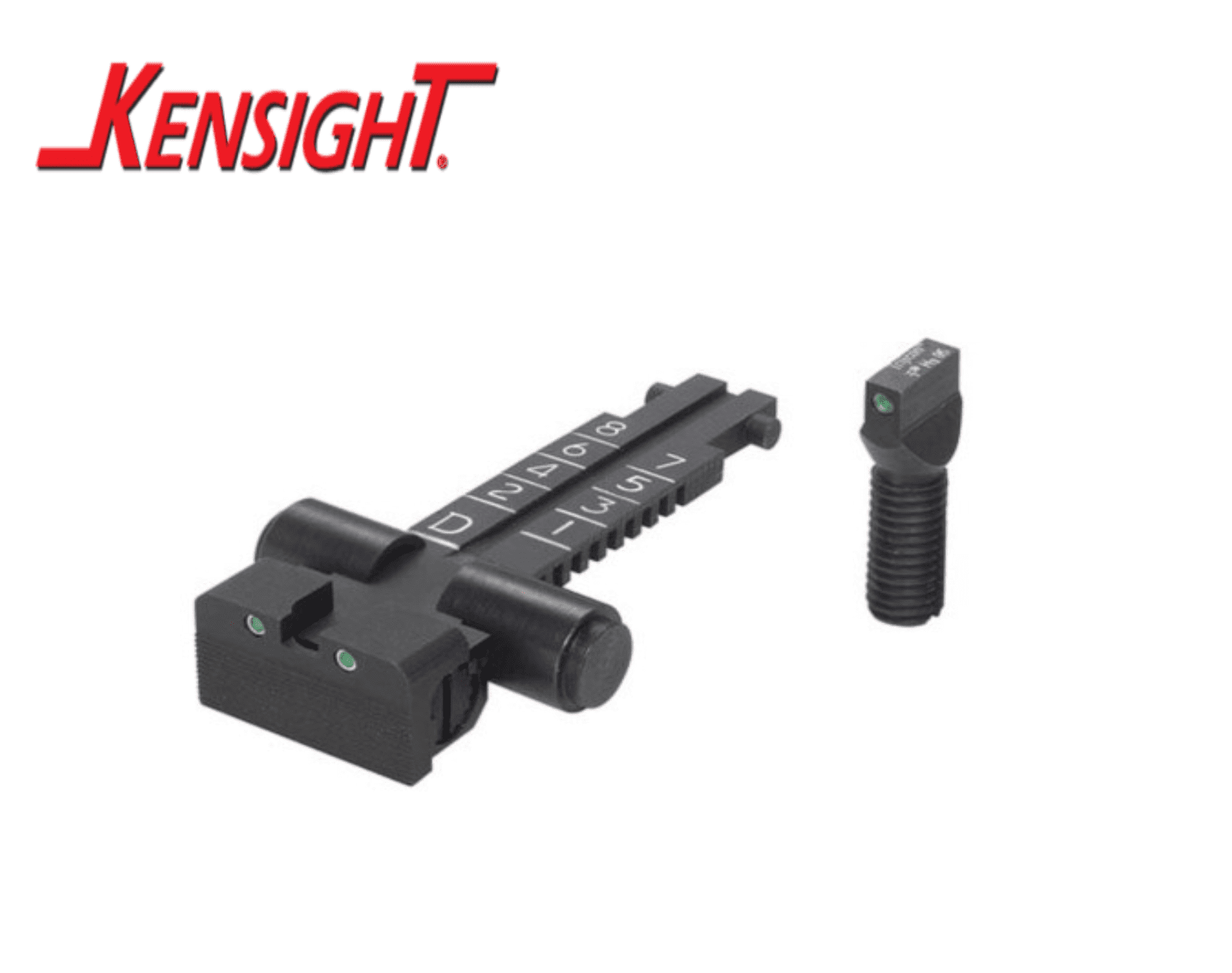 Kensight AK 47 Night Sight Set with Tritium 100m-800m - Shooters Gate
