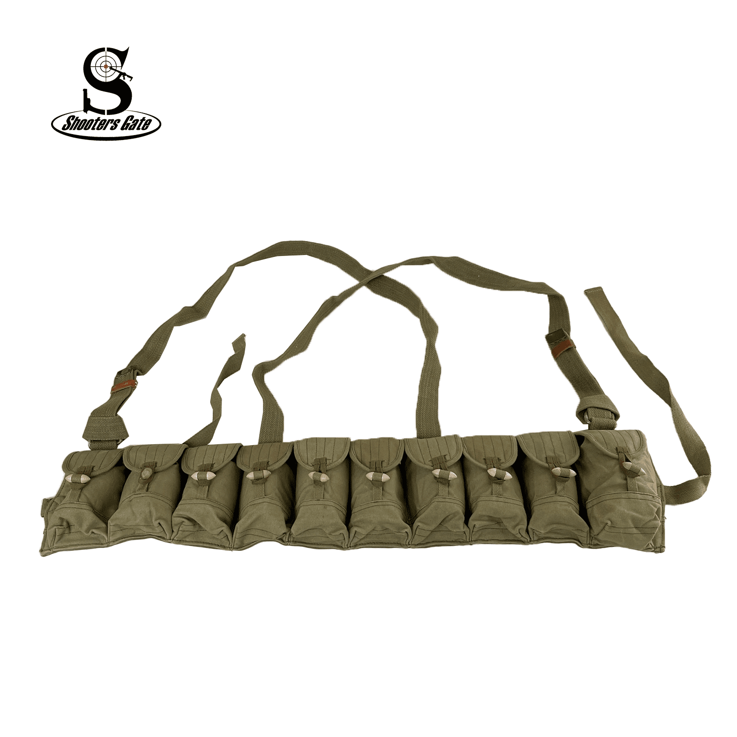 Shooters Gate Military Surplus 10 Pocket Chinese SKS Type 56 Chest Rig ...