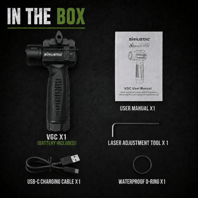 VGC foregrip light package contents