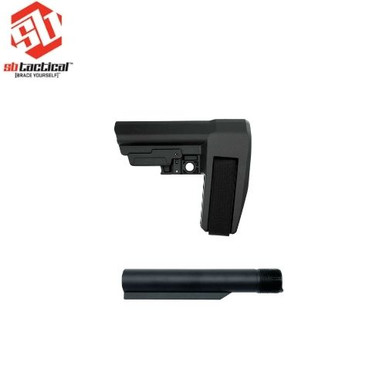 SB SBA6 Tactical Brace w/ Buffer Tube - Black