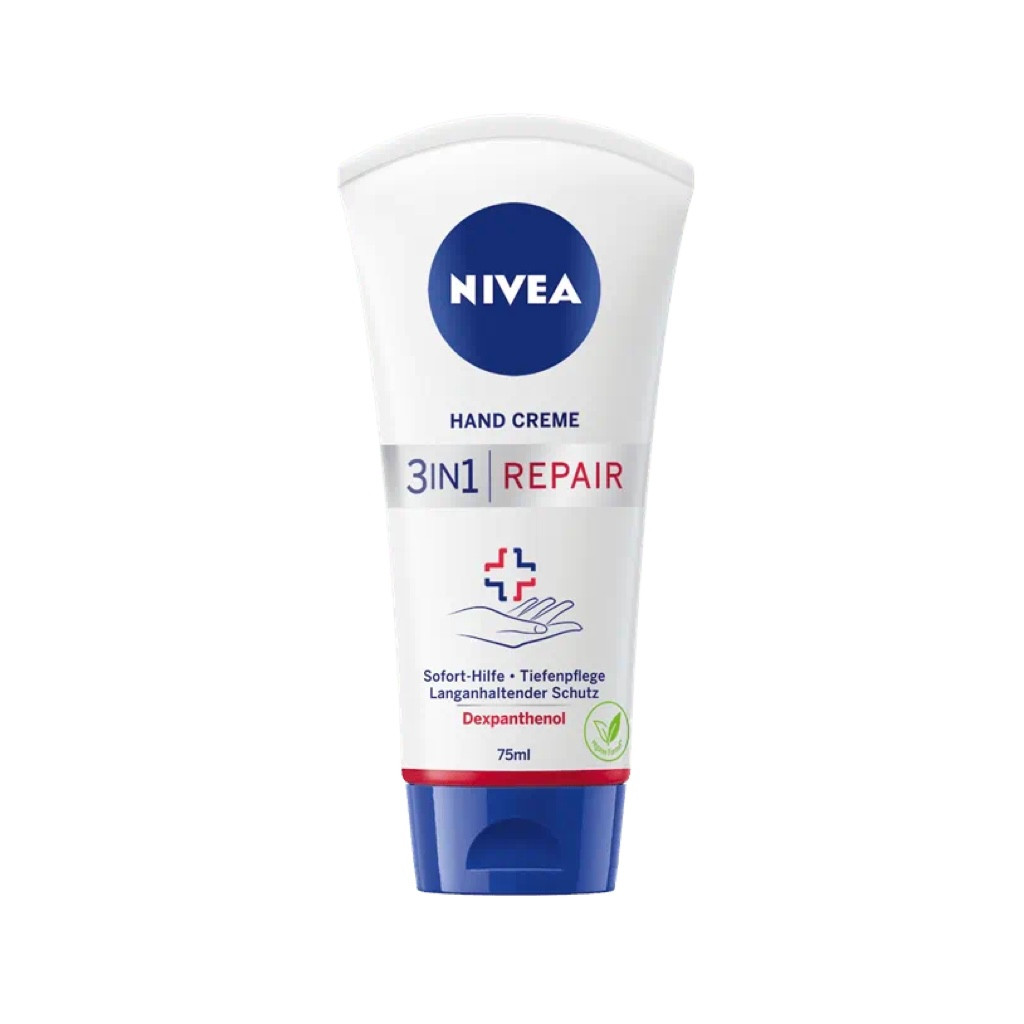 Nivea 3 in 1 Repairing Hand Cream 75 ml