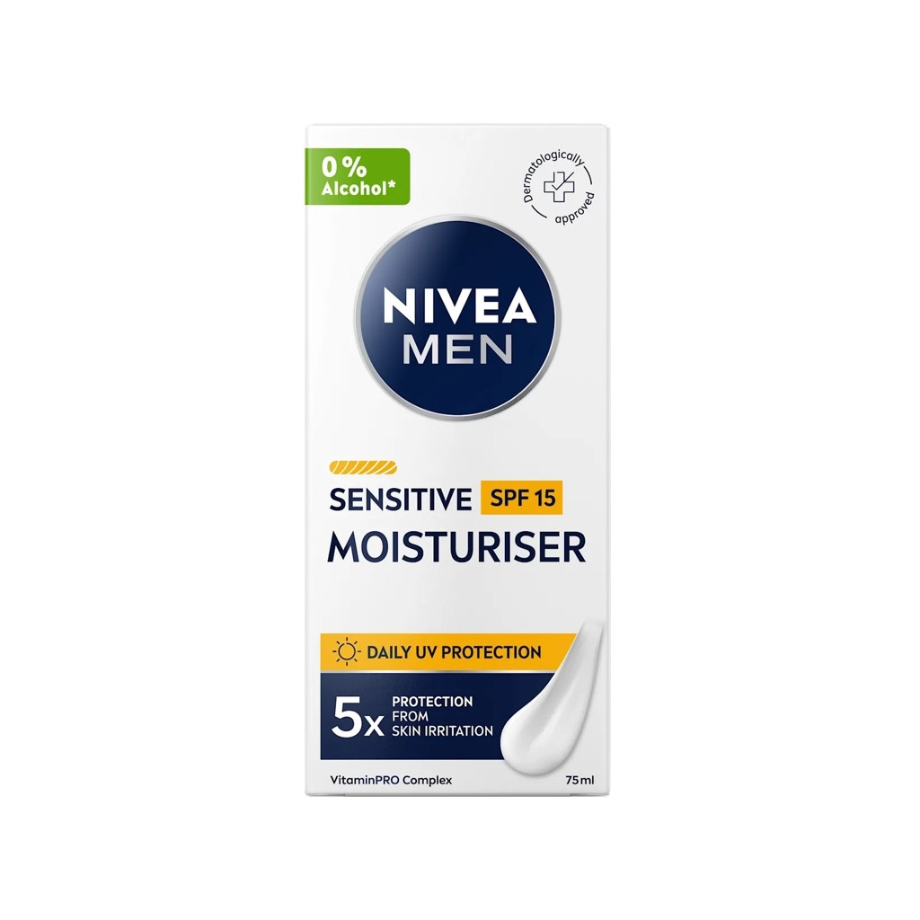 Nivea Men Sensitive Moisturizing Cream SPF15 75 ml