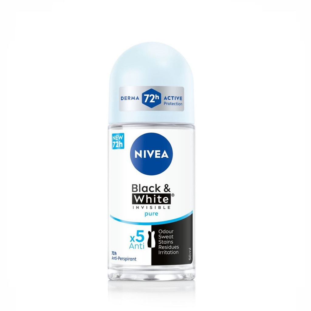 Nivea Black & White Invisible Fresh Roll-On 50 ml