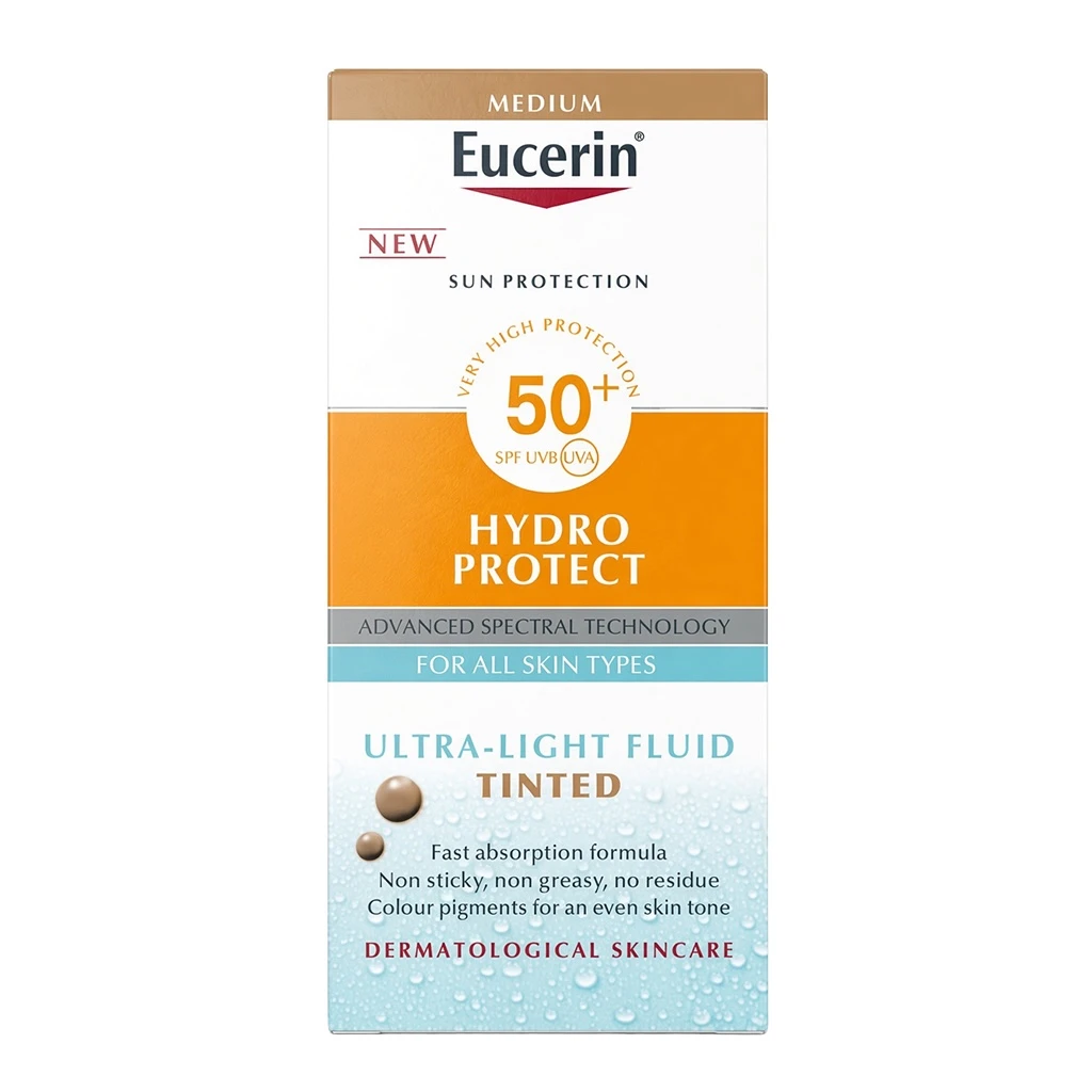 Eucerin Sun Hydro Protect Fluid SPF50+ Tinted Medium 50 ml