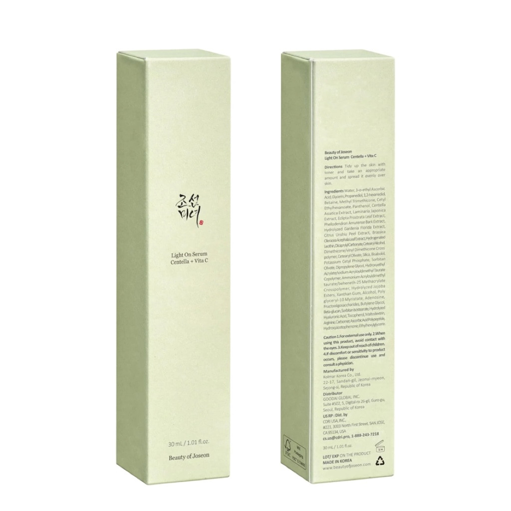 Beauty of Joseon Light On Serum : Centella + Vita C 30 ml
