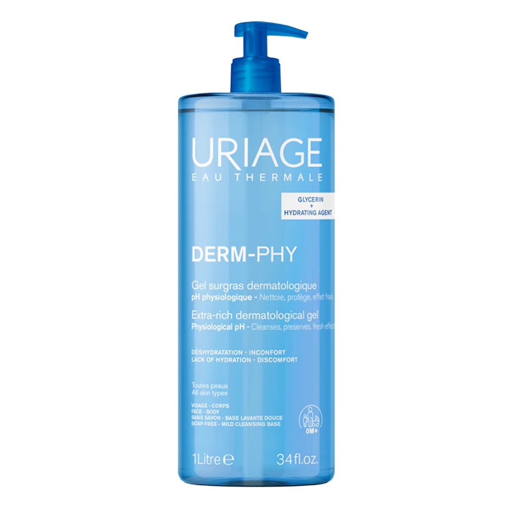 Uriage DERM-PHY Extra Rich Dermatological Gel 1 L