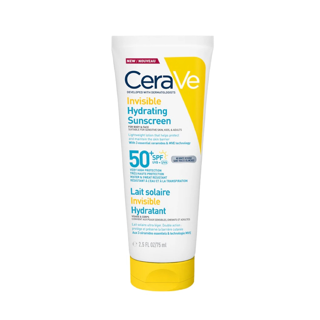 CeraVe Invisible Hydrating Sunscreen SPF50+ 75 ml