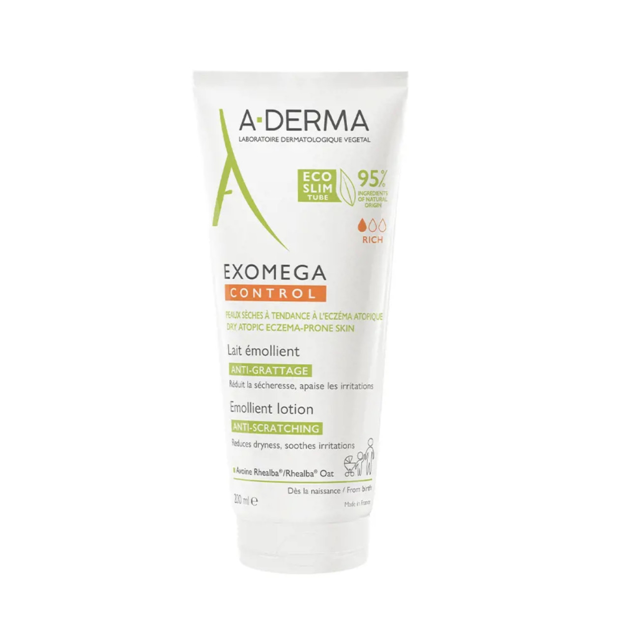 A-Derma Exomega Control Emollient Lotion 200ml