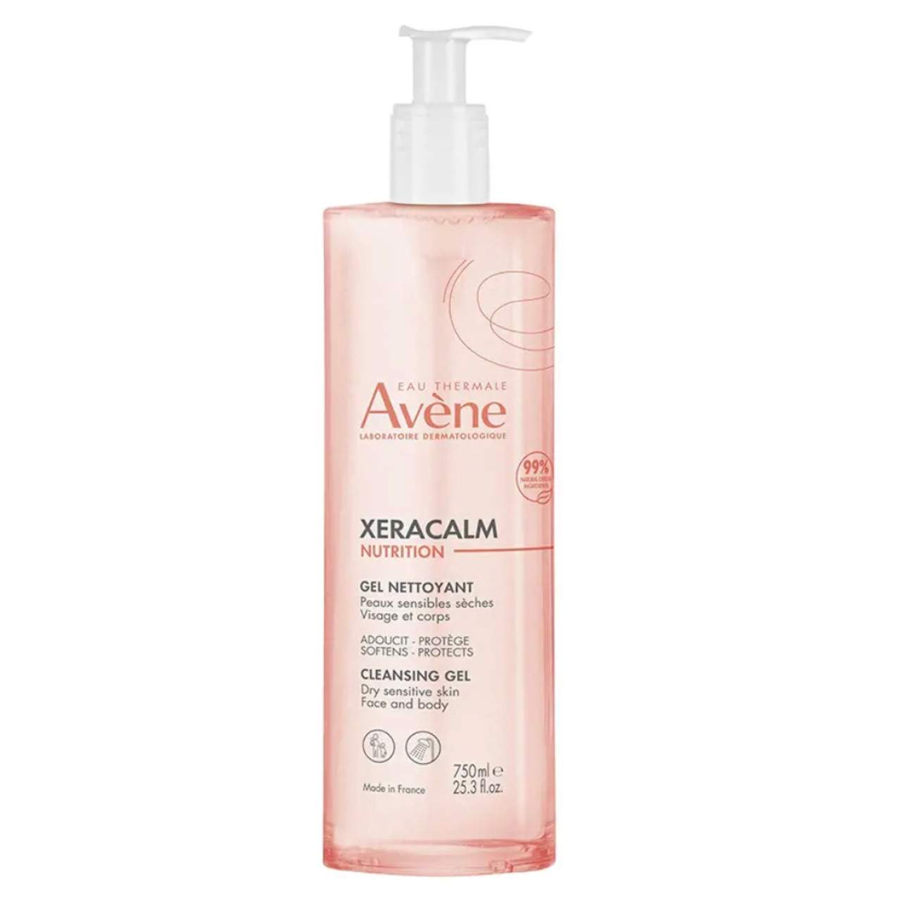 Avène Xeracalm Nutrition Cleansing Gel 750ml