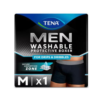 Tena Men Black Boxer Size M 1unit