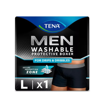 Tena Men Black Boxer Size L 1unit