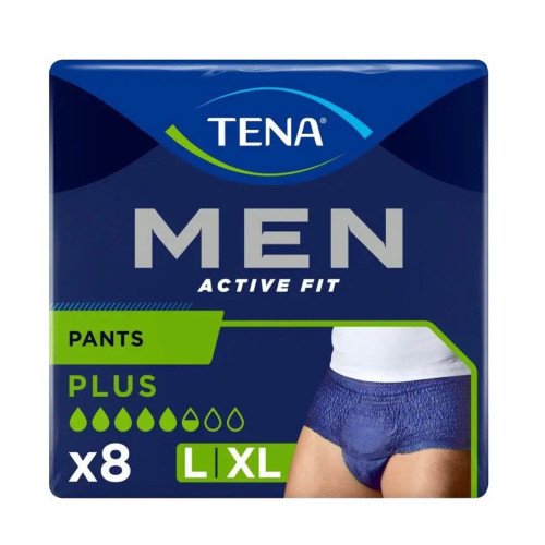 Tena Men Active Fit Pants Large 8 units