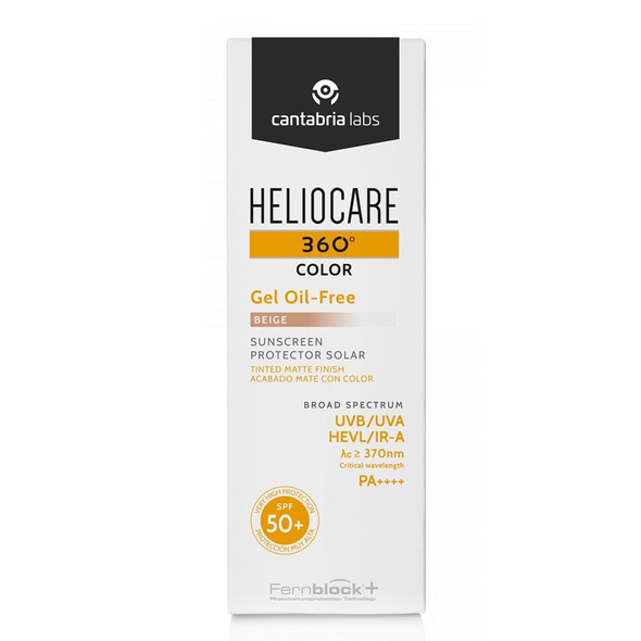Heliocare 360 Color Gel Oil Free Beige SPF50