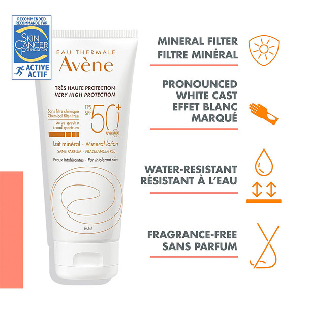Avène Sun Mineral Lotion SPF50+ 100 ml