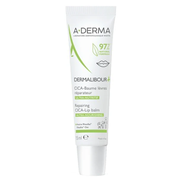 A-Derma Dermalibour+ Lip Repair Balm 15ml