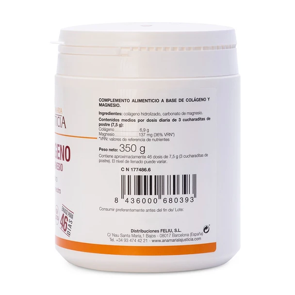 Ana Maria Lajusticia Collagen with Magnesium Vitamine C 350g