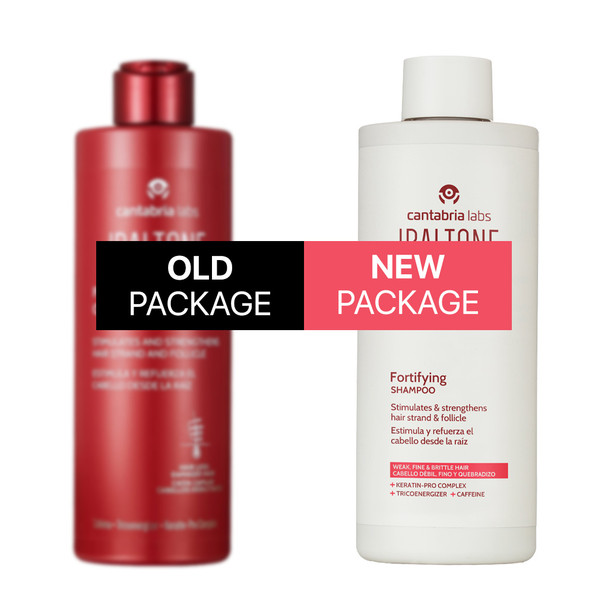 Iraltone Fortifying Shampoo 400ml Old Package and New Package