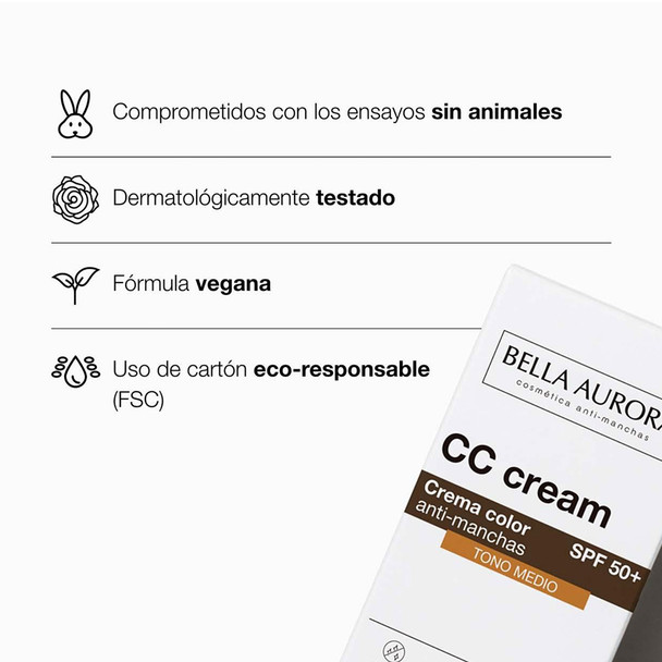 Bella Aurora CC Cream Medium SPF50+ 30ml