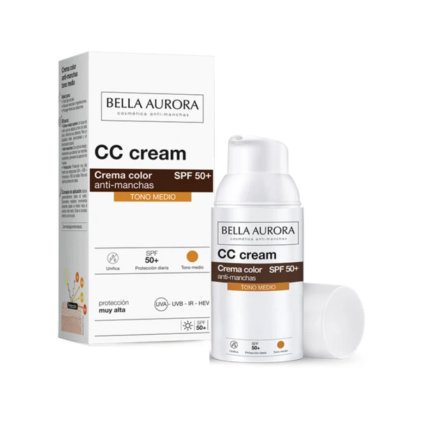 Bella Aurora CC Cream Medium SPF50+ 30ml