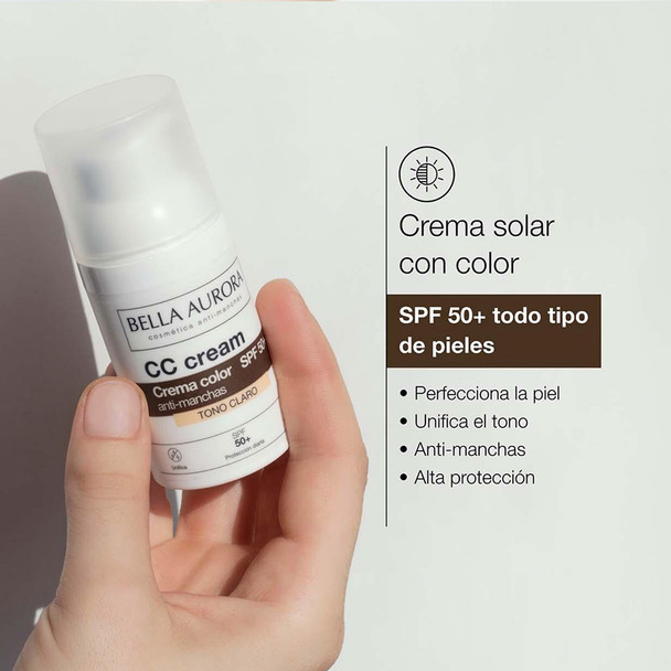 Bella Aurora CC Light Cream SPF50+ 30ml