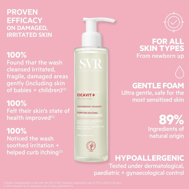 SVR Cicavit+ Foaming Gel 200ml