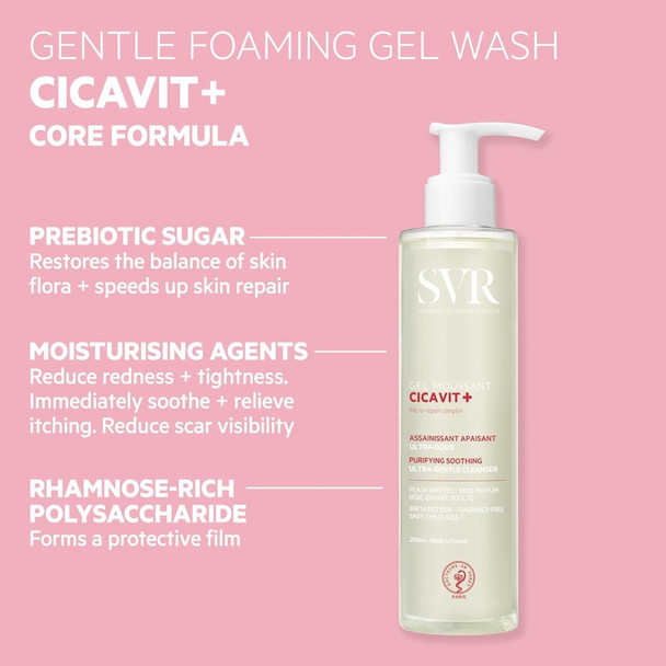 SVR Cicavit+ Foaming Gel 200ml