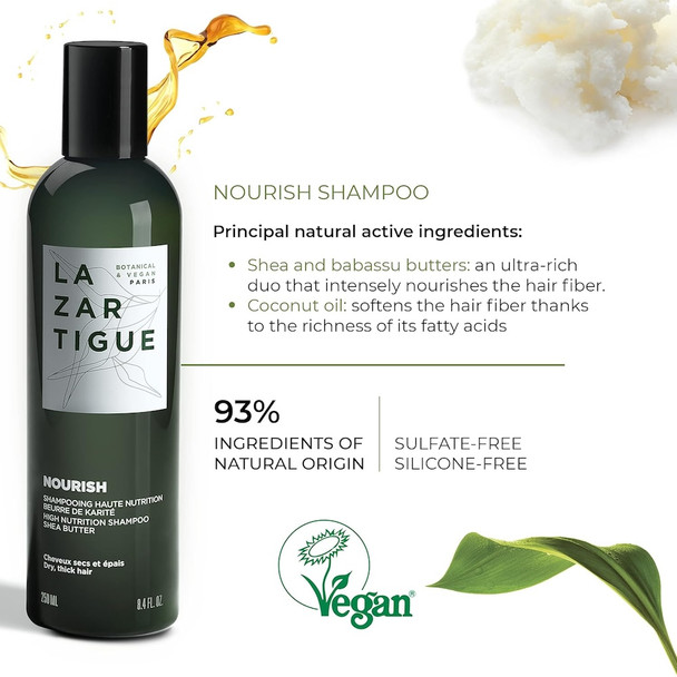 Lazartigue Nourish Intense Shampoo 250 ml