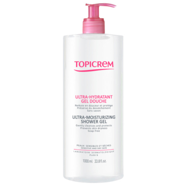 Topicrem Ultra Moisturizing Shower Gel 1000ml