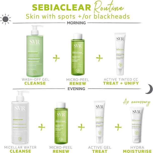 SVR Sebiaclear Active Gel Tinted 40ml