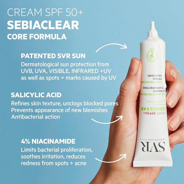 SVR Sebiaclear Cream SPF50+ 40ml