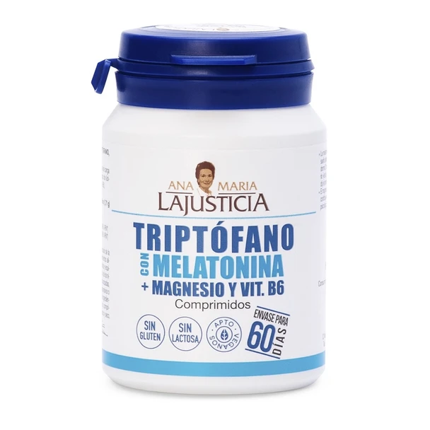 Ana Maria Lajusticia Triptophan Melatonin + Magnesium and Vitamin B6 60 tabs