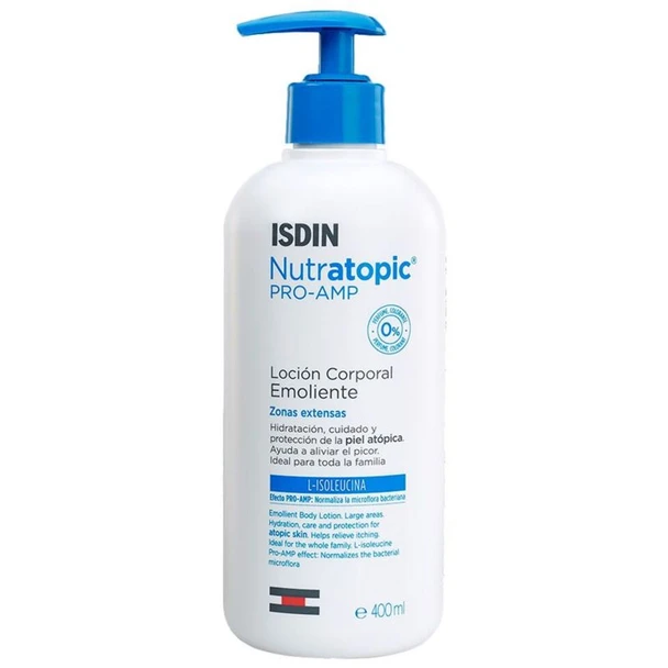 Isdin Nutratopic Pro-AMP Emollient Lotion 400ml