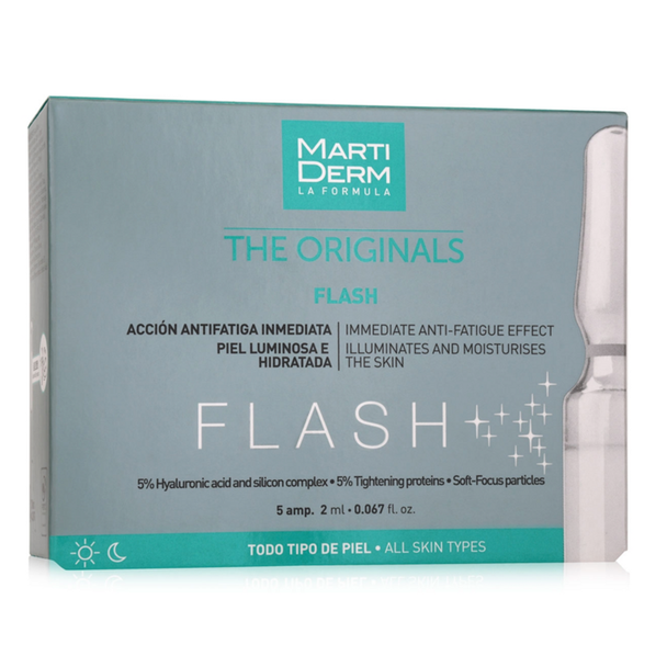 Pack Martiderm Flash 5 ampoules + Platinum Lip Supreme Balm 4.5ml