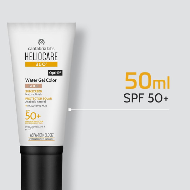 Heliocare 360 Water Gel Beige SPF 50+ 50 ml